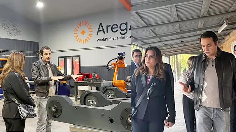 وزيرة التنمية تطلع على تقنيات الذكاء الاصطناعي والروبوتات بمحطات الطاقة الشمسية بأرمينيا