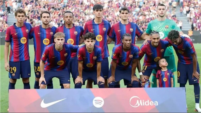 شاهد انطلاق مباراة برشلونة ضد ريال بيتيس بالفيديو الآن