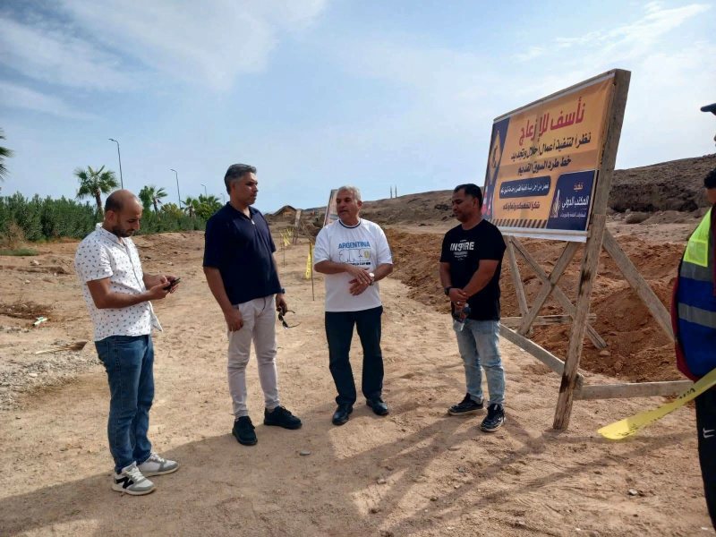 أعمال إحلال وتجديد لعدد من خطوط المياه والصرف الصحى في جنوب سيناء