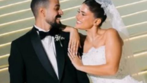 ديانا هشام لزوجها بعد الزفاف: «ربنا يخليك ليا ضهر وسند العمر كله» (فيديو)