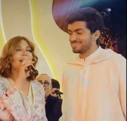 سميرة سعيد تحتفل بزفاف نجلها في الرباط