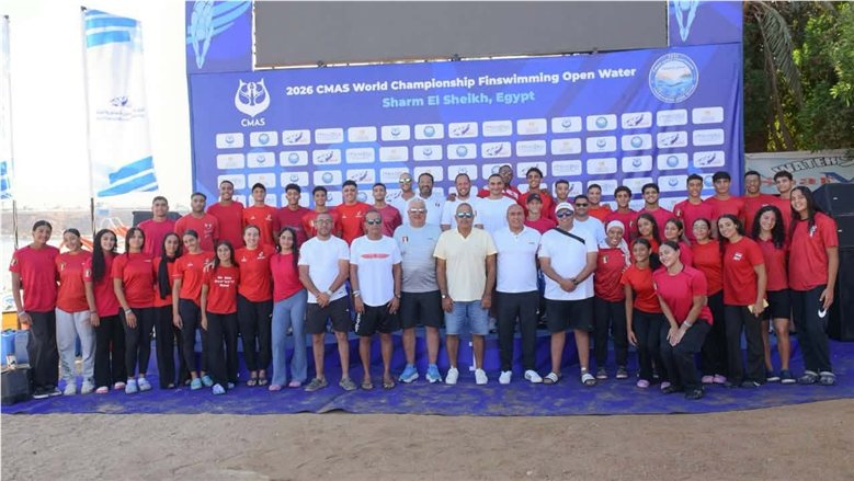 قائمة منتخب مصر ببطولة العالم للسباحة بالزعانف في المياه المفتوحة