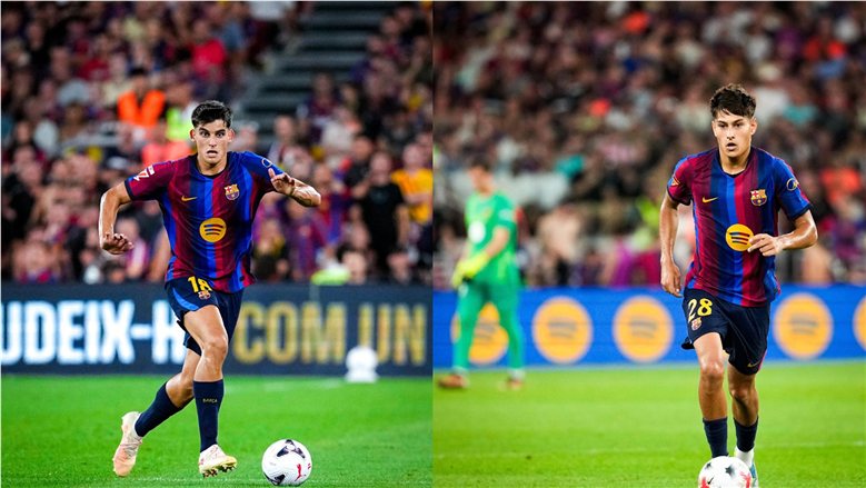 برشلونة يستهدف تجديد عقدي جيرارد مارتين وفاريناس